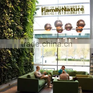 Fake Green Wall Hot Sale Hotel Artificial Leaf Wall(110X50cm) thumbnail-5
