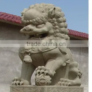 Granite Stone Lion Statue Sculpture thumbnail-1