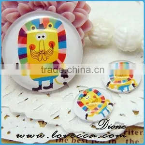 Best Selling Various Images Oval Flat Round Back Glass Gemstone Photo Jewelry Cabochons thumbnail-6