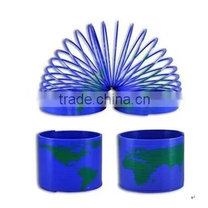 Plastic Magic Rainbow Spring With Printed Map Toys/hot Sale Rainbow Circle thumbnail-1