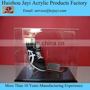 Customized Plastic Cosmetic Stroage Shoes Boxes Cube 2016 New Acrylic Large Travel Shoes Organizer Wholesale JYSB-16507 thumbnail-6