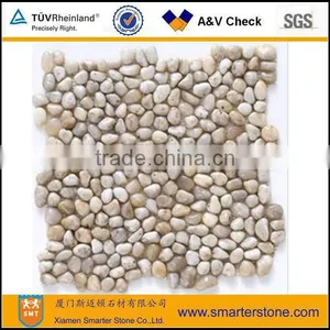 White Stone Pebbles Mosaic thumbnail-1