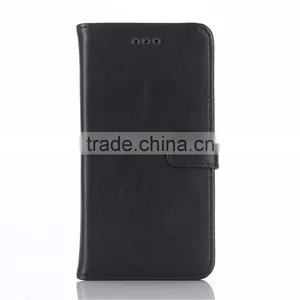 High Quality Crazy-horse PU Card Bumper/pocket Cell Phone Case for Motorola thumbnail-3