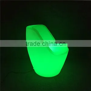 Garden Waterproof Furniture Outdoor RGB LED Lighting up Plastic Chairs thumbnail-4