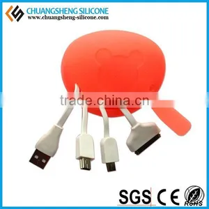 Multifunction Data Wire Case, Silicone Data Line Holder, Silicone Data Link Box thumbnail-2