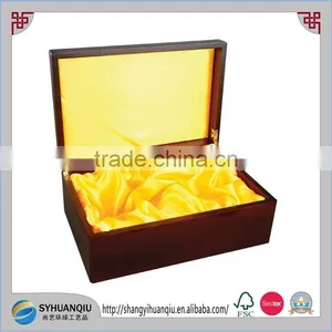 Custom Orders and Painted Technique Wooden Wine Box With Foam Velvvet Inside thumbnail-1