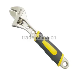 Adjustable Wrench With Soft Grip Handle(17006 Wrench,adjustable Wrench,hand Tool) thumbnail-1