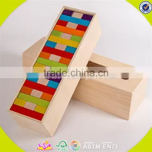 Wholesale Intelligent Wooden Baby Building Blocks Toy Creative Wooden Baby Building Blocks Toy for Fun W13D143 thumbnail-2