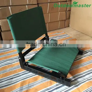 Portable Cheap Dark Green Folding Football Game Seat Cushion thumbnail-2