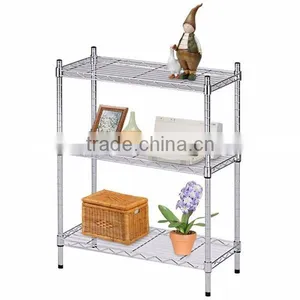 Chrome Metal Kitchen Vegetable Warehouse Storage Rack thumbnail-1