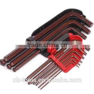 Ok-Tools 9pcs Ball Point Long Hex Key Set Metric thumbnail-2