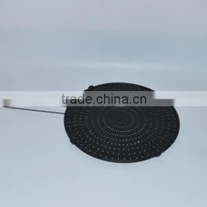 Cooking Tools CK-KT477 Silicone Splatter Screen With Stainless Steel Handle Filter Screens for Oil Net thumbnail-3