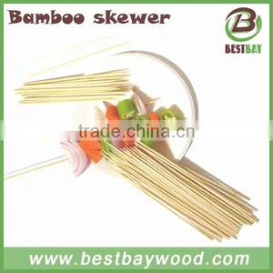 Food Grade Round Barbeque Bamboo Skewers /sticks thumbnail-2