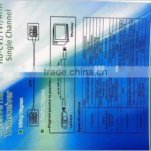 1 Channel Passive HD-CVI/AHD UTP Video Balun, Video Transceiver, Twisted Pair Transmitter thumbnail-4