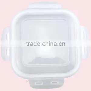 800ML Food Grade Good Seal Square Shape Plastic Food Container thumbnail-2