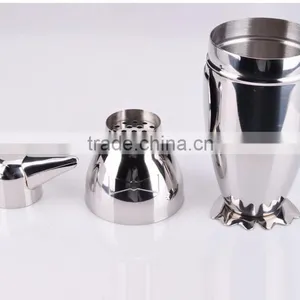 Professional Logo Stainless Steel Cocktail Shaker Set Metal Cocktail Shaker thumbnail-4