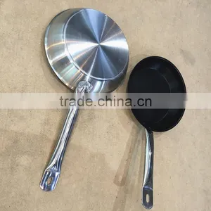 Factory Wholesale Custom Stainless Steel Non Stick Non-stick Oild Free Frying Pan for Pancake thumbnail-3