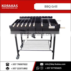 Commercial Smoker Barbecue Grills, Charcoal Burning BBQ Grill Machine thumbnail-5