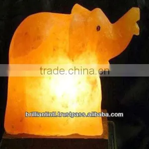 Elephant Shape Salt Lamp Natural Rock Salt Lamp thumbnail-1