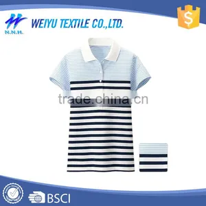 Two Color Cotton Fabric Softextile Polo T-shirt thumbnail-1