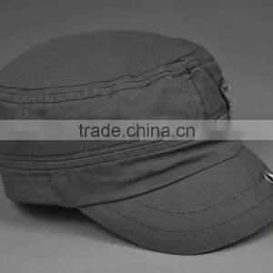 Hipster Beret Distressed Military Hats thumbnail-2