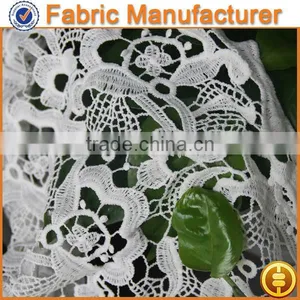 E Cicheng Textile Good Designs Polyester Lace Hot Selling African Water Soluble Chemical Lace Fabric thumbnail-1