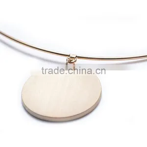 Hot Style Metal Sequins Necklace Jewelry Circular Fashionable Vintage Earrings Collar Wholesale thumbnail-2