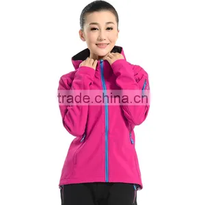 Spring Autumn Women Outdoor Camping Sports Coat Softshell Jacket thumbnail-1