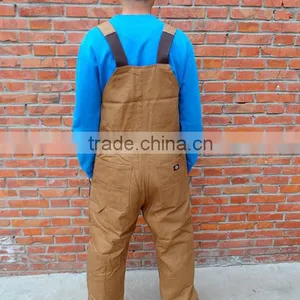 OEM Service High Quality Cheap Mens Canvas Overalls Pants Wholesale thumbnail-3