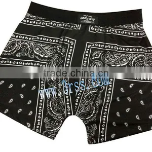 100% Combed Cotton Men Underwear Digital Print Boys Pictures in Boxer Shorts thumbnail-1