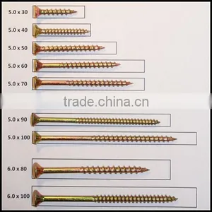 Made in Taiwan Chipboard Screw Particle Board Screw Gympsum Board Screw Pozi Drive Countersunk Head Six Lobe Recess Torx Drive thumbnail-4