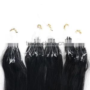 Virgin Human Hair Loop Ring Hair Extenisons thumbnail-1