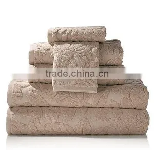 Plain Dyed Cotton Jacquard Towels thumbnail-2