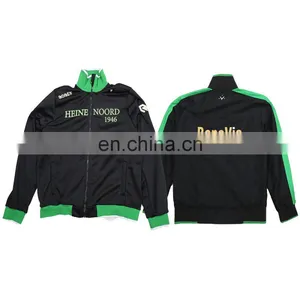 Lateset Design Black and Green Custom Track Suit thumbnail-1