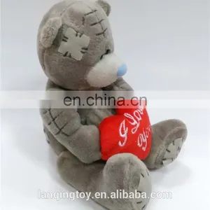 Hot Sale Graduation Gift Teddy Bear Plush Toy With Red Heart thumbnail-3