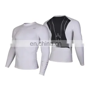 Blank Mma Rash Guard for Players White Color in High Quality thumbnail-3