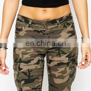 2015 NEW Women Ladies Denim Skinny Cargo Pants Hot Northmore Trouser Pants Fashion Latest New Design thumbnail-2