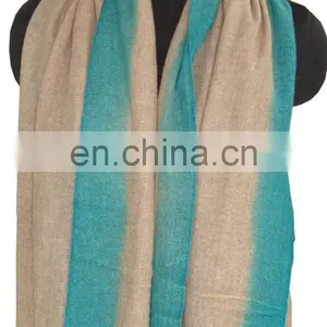 Gauze Pashmina Wool Shawl ,Ombre Wool Pashmina Shawls thumbnail-1