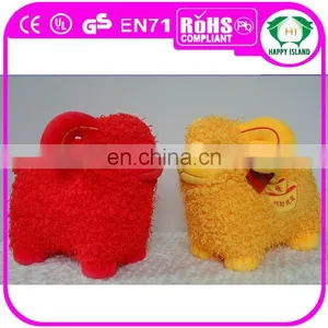 Hot! Handmade New Year Toy/chinese New Year Plush Toy/sheep Plush Toy thumbnail-1