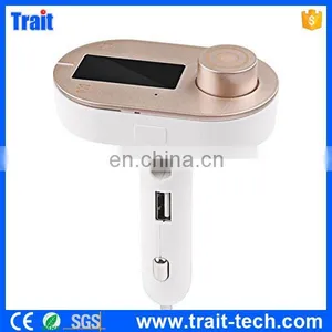 2016 T9S Wireless Bluetooth Car Kit MP3 Player FM Transmitter A2DP With USB Charging Port Music Control Hands-Free Call thumbnail-1