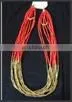 SF-N498 Seed Bead Multi Strand Necklace thumbnail-1