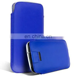 PU Pull Tab Case Cover Pouch Fits Various Mobile Phones thumbnail-1