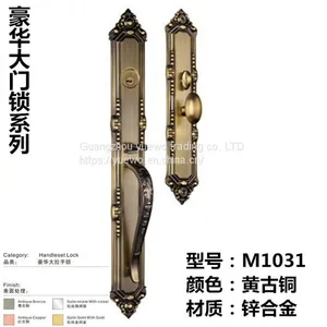Zinc-alloy European-style Handle Lock Luxury Villa Door Lock American-style Anti-theft Door Lock High-grade Mechanical d thumbnail-3
