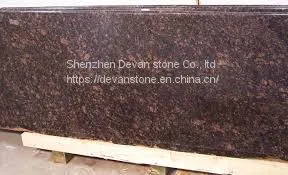 Tan Brown Granite Floor Tiles Kitchen Countertops Polished thumbnail-1