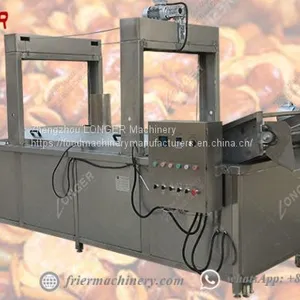 Board Bean Industrial Continuous Fryer Machine Stainless Steel thumbnail-1