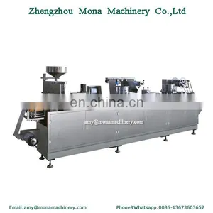 Color Code Checking Flat Plate Auto Pesticide Blister Packing Machine thumbnail-1