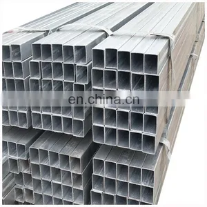 Hot Dip Astm A36 Galvanized Mild Weld Carbon Square Erw Steel Pipe Sizes Nigeria thumbnail-1