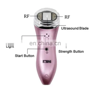 Mini HIFU Facial Machine RF Face Lifting LED Skin Rejuvenation Ultrasonic Device Effects Facial Skin Care Machine thumbnail-1