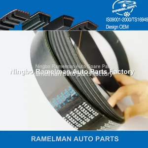 Supply Auto Poly v Belt High Quality Belt Oem AB39-6C301-AB/7PK3136 EPDM /CR Material Fan Belt/ pk Belt thumbnail-1