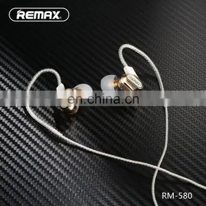 REMAX Double Moving-coil Mobile Phone In Ear Wired Earphone thumbnail-4